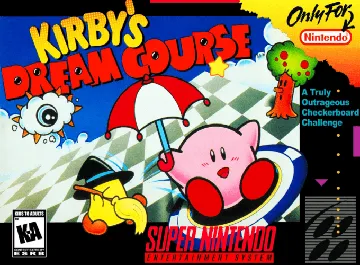 Kirby's Dream Course (USA) box cover front